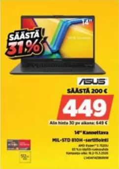 Asus - 14" Kannettava