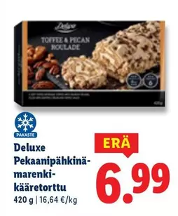 Pekaanipähkinä-marenki-kääretorttu