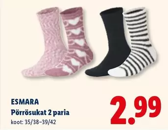 Pörrösukat 2 paria