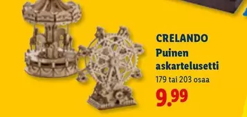 Puinen askartelusetti