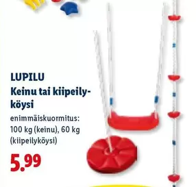 Keinu tai kiipeilyköysi