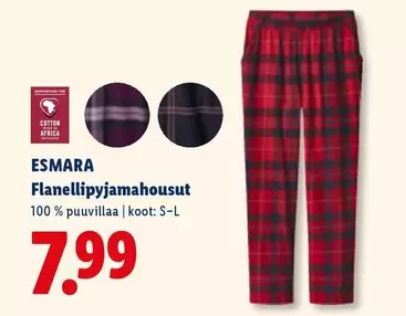 Flanellipyjamahousut