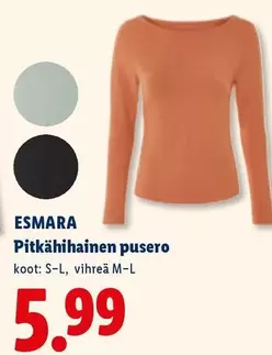 Pitkähihainen pusero