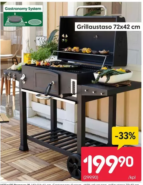 Grillaustasto 72x42 cm