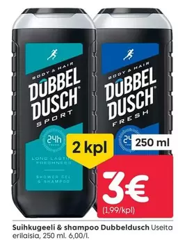 Suihkugeeli & shampoo