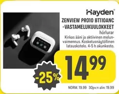 ZENVIEW PRO10 BT110ANC -VASTAMELUKUULOKKEET