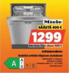 Miele - Astianpesukone