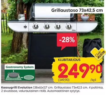 Kaasugrilli Evolution