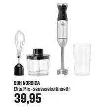 Obh Nordica - Elite Mix -sauvasekoitinsetti