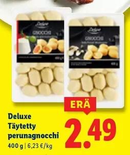 Täytetty perunagnocchi