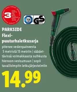 Flexi-puutarhaletkusarja