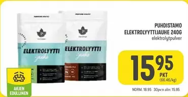 ELEKTROLYYTTIJAUHE 240G