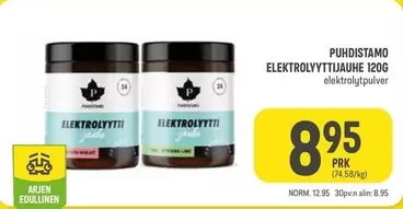 ELEKTROLYYTTIJAUHE 120G