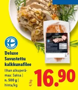Savustettu kalkkunafilee