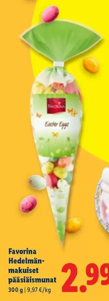 Hedelmän-makuiset pääsiäismunat