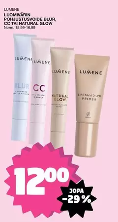 LUOMIVÄRIN PUHJUSTUSVOIDE BLUR, CC TAI NATURAL GLOW