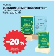 LUONNONKOSMETIIKKATUOTTEET