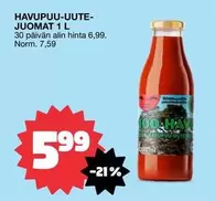 HAVUPUU-UUTEJUOMAT