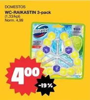 WC-RAIKASTIN 3-pack