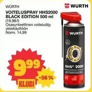VOITELUSPRAY HHS2000 BLACK EDITION 500 ml