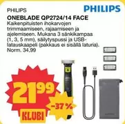 ONEBLADE QP2724/14 FACE