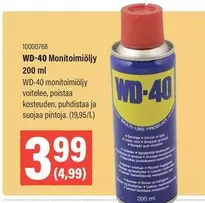 WD-40 Monitoimiöljy 200 ml
