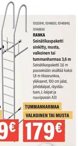 RANKA Seinätikaspaketti 10135941, 10148851, 10148849, 10148850