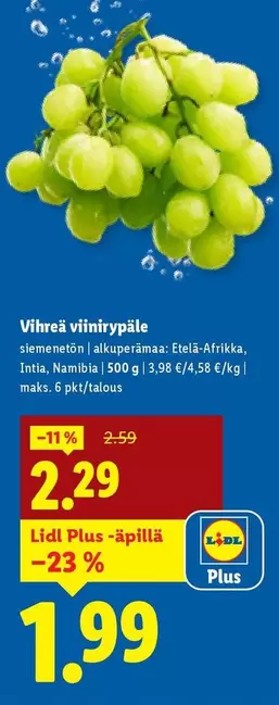 Vihreä viinirypäle