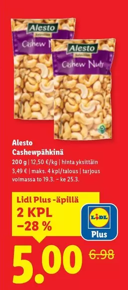 Cashewpähkinä