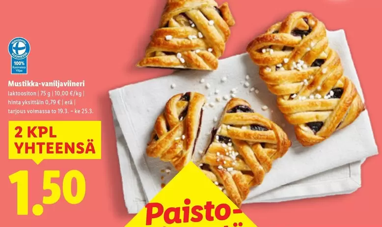 Mustikka-vaniljaviineri