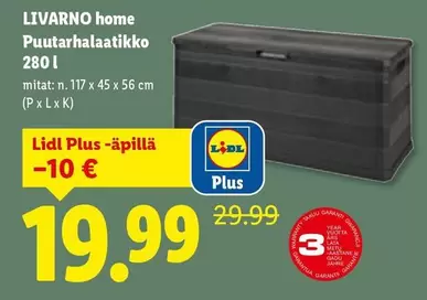 Puutarhalaatikko 280 l