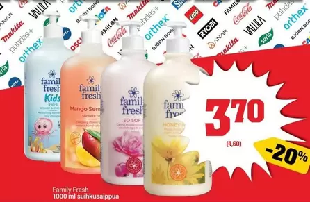 Makita - Family Fresh 1000 ml suihku-saippua