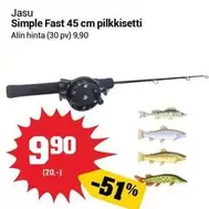Simple Fast 45 cm pilkkisettti