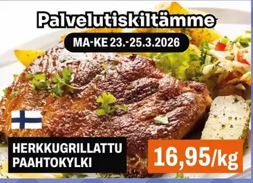 HERKKUGRILLATTU PAAHTOKYLKI