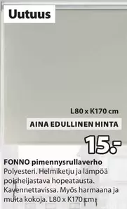 FONNO pimennyysrullaverho