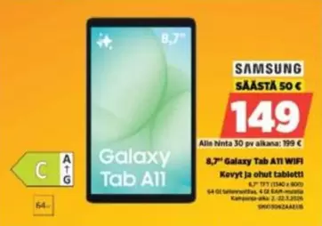 Galaxy Tab A11 WIFI