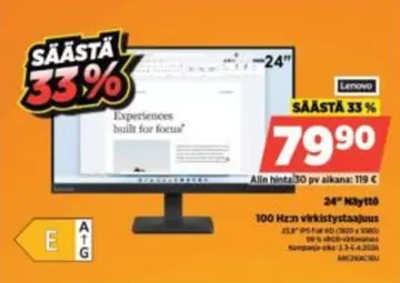 24" Näyttö