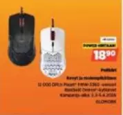 Kevyt ja miellyttävä hiiri