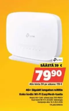4G+ Gigabit langaton reititin