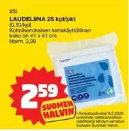 LAUDELIINA 25 kpl/pkt