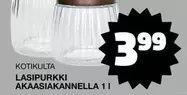 LASIPURKKI AKAASI KANNNELLA 1 l