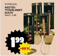 KEITTIÖTYÖVÄLINEET KULTA