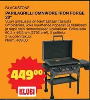 PARILAGRILLI OMNIVORE IRON FORGE 28"