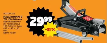 HALLITUNKKI 2 TN 130-340 mm