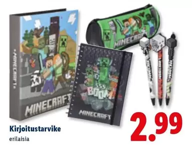 Minecraft Stationery