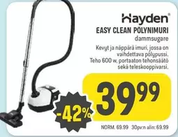 EASY CLEAN PÖLYNIMURI dammsugare