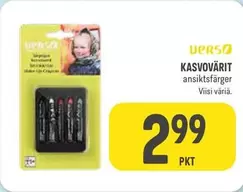 KASVovärit ansiktsfärger