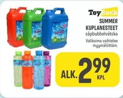 SUMMER KUPLANESTEET såpbubbelvätska