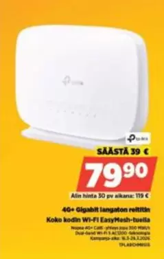 4G+ Gigabit langaton reititin