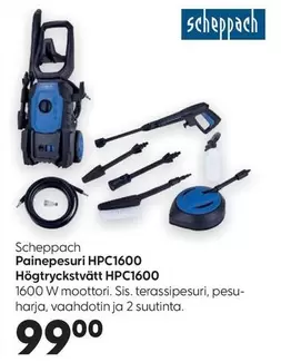 Painepesuri HPC1600 Höyryttävä HPC1600